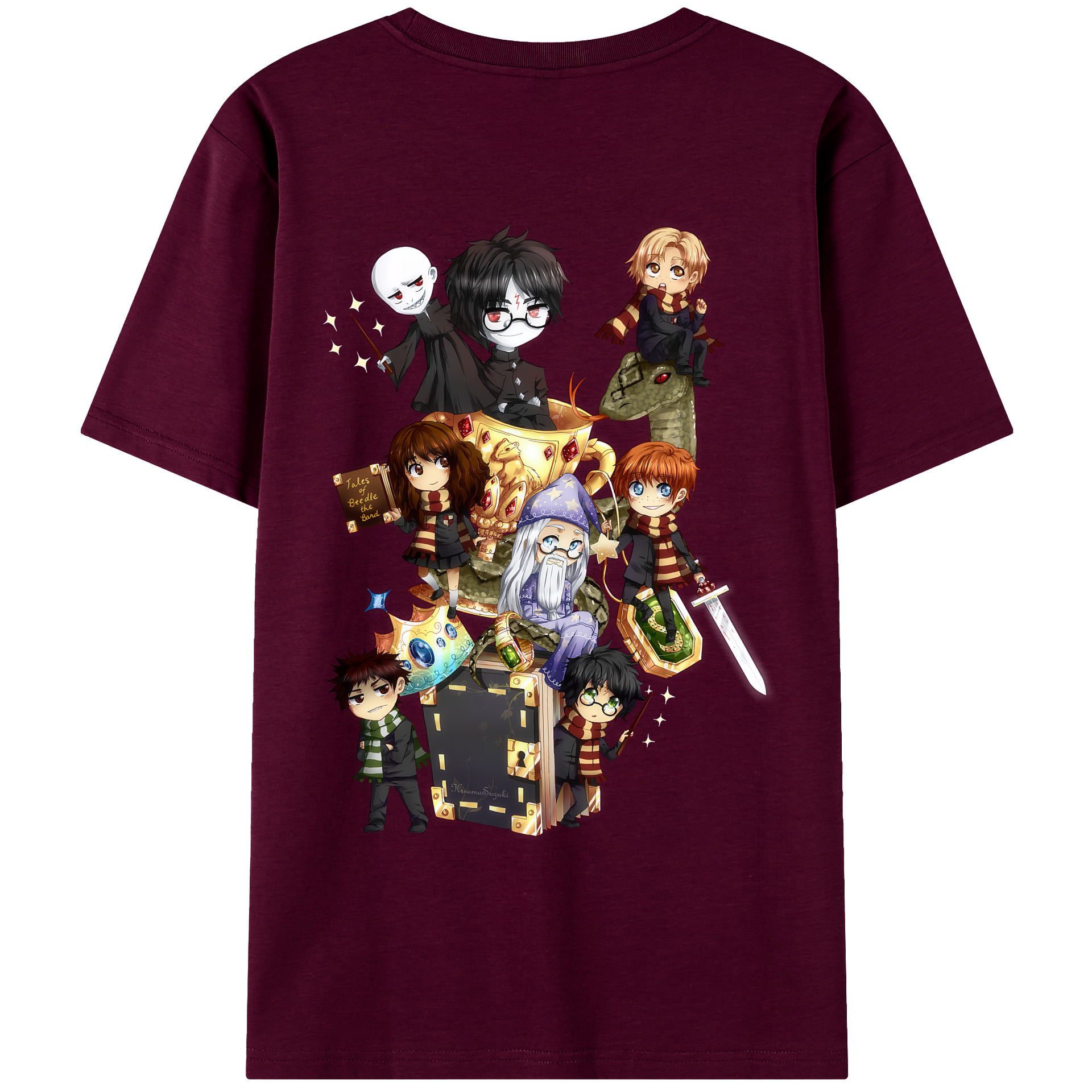 （画像用） Harry Potter ハリー・ポッターシリーズ レディース半袖Tシャツ(バックプリント)